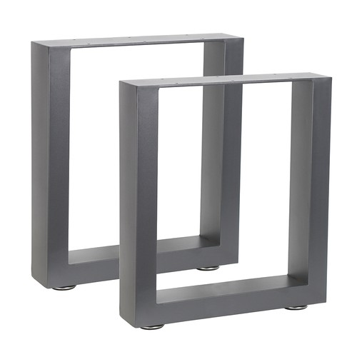 Tischgestell grau 40x43 cm - tischgestell,